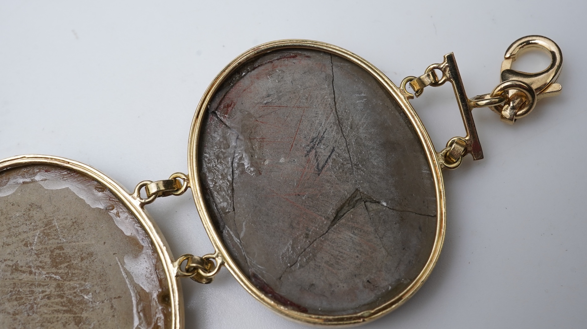 A lava cameo bracelet